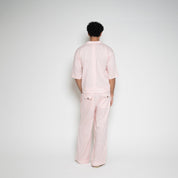 FM Linen - Blend Carpenter Pants – Pink Ombre - Flashmob Nation