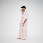 FM Linen - Blend Carpenter Pants – Pink Ombre - Flashmob Nation