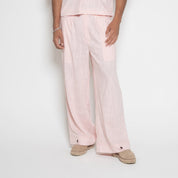 FM Linen - Blend Carpenter Pants – Pink Ombre - Flashmob Nation
