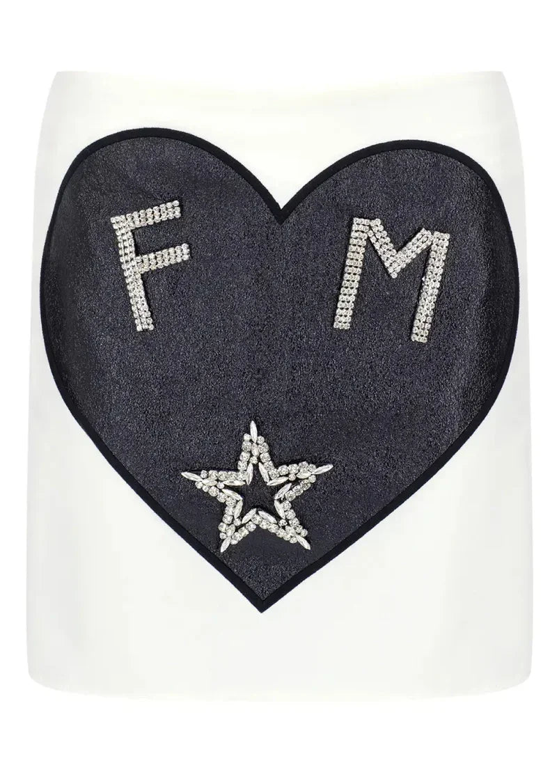 FM Rhinestone - Embellished Mini Skirt for Women - Flashmob Nation