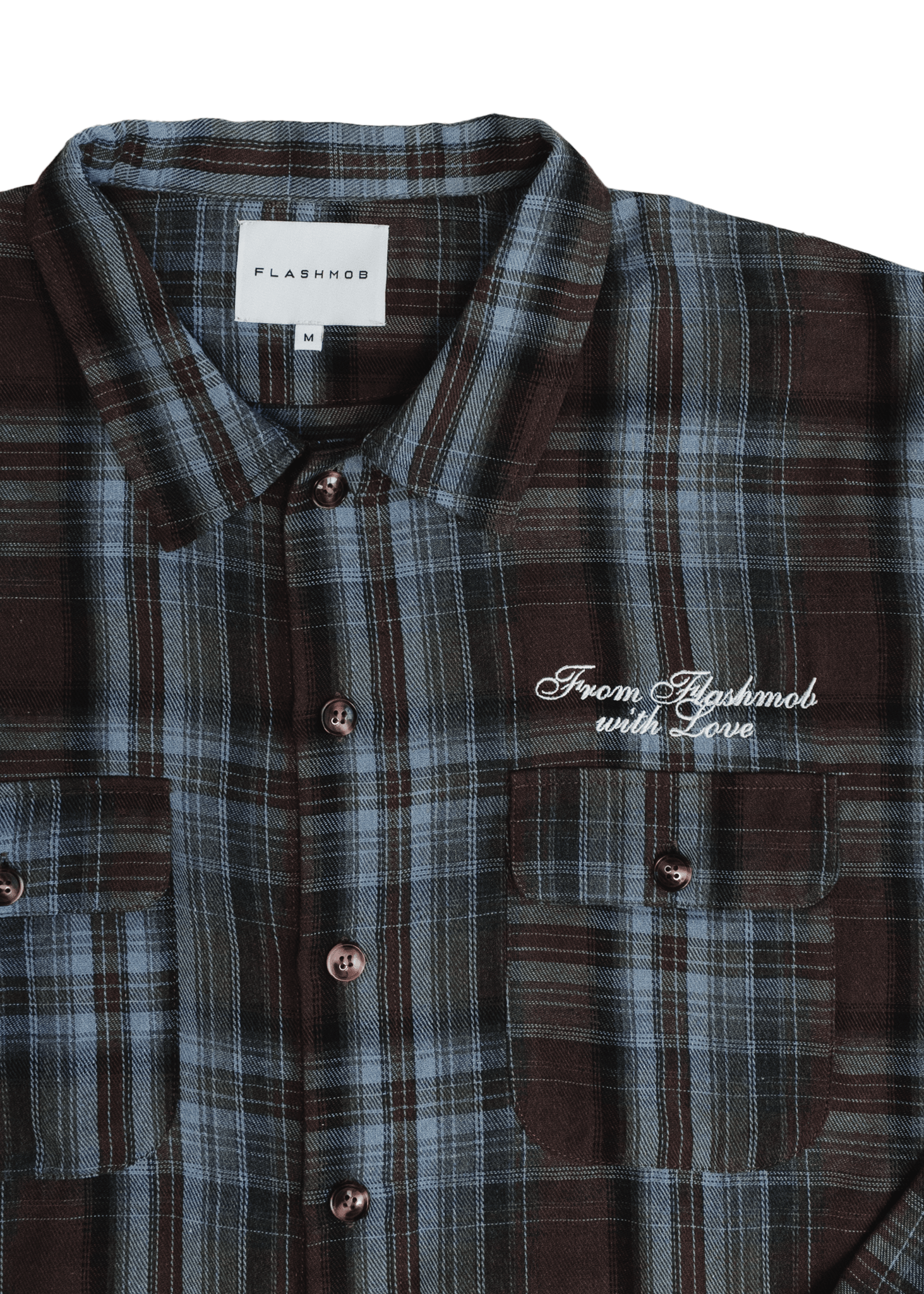 FM Studio Flannel Overshirt - Flashmob Nation