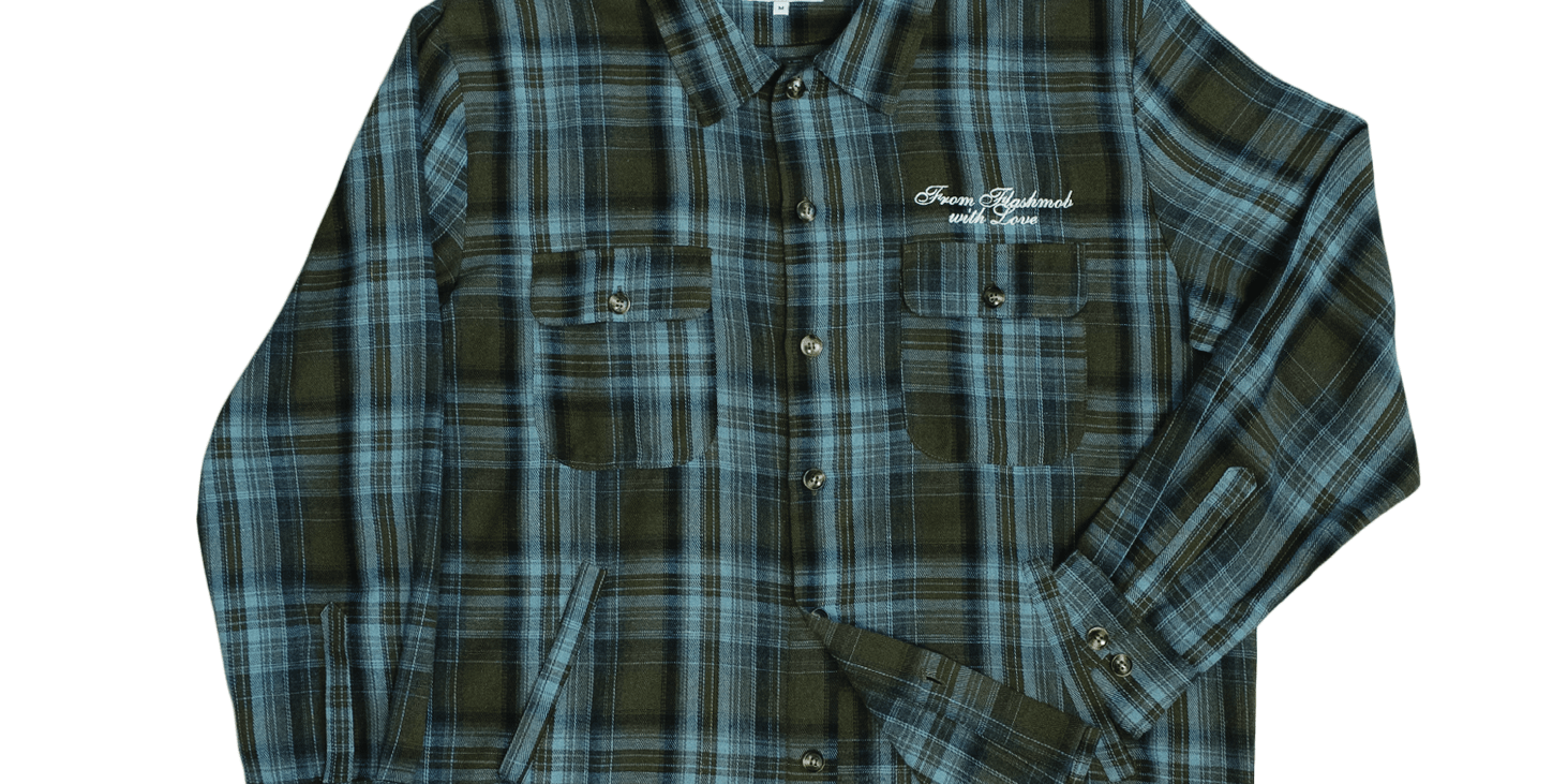 FM Studio Flannel Overshirt - Flashmob Nation