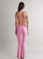 High - Waist Flare Leggings for Women - Flashmob Nation