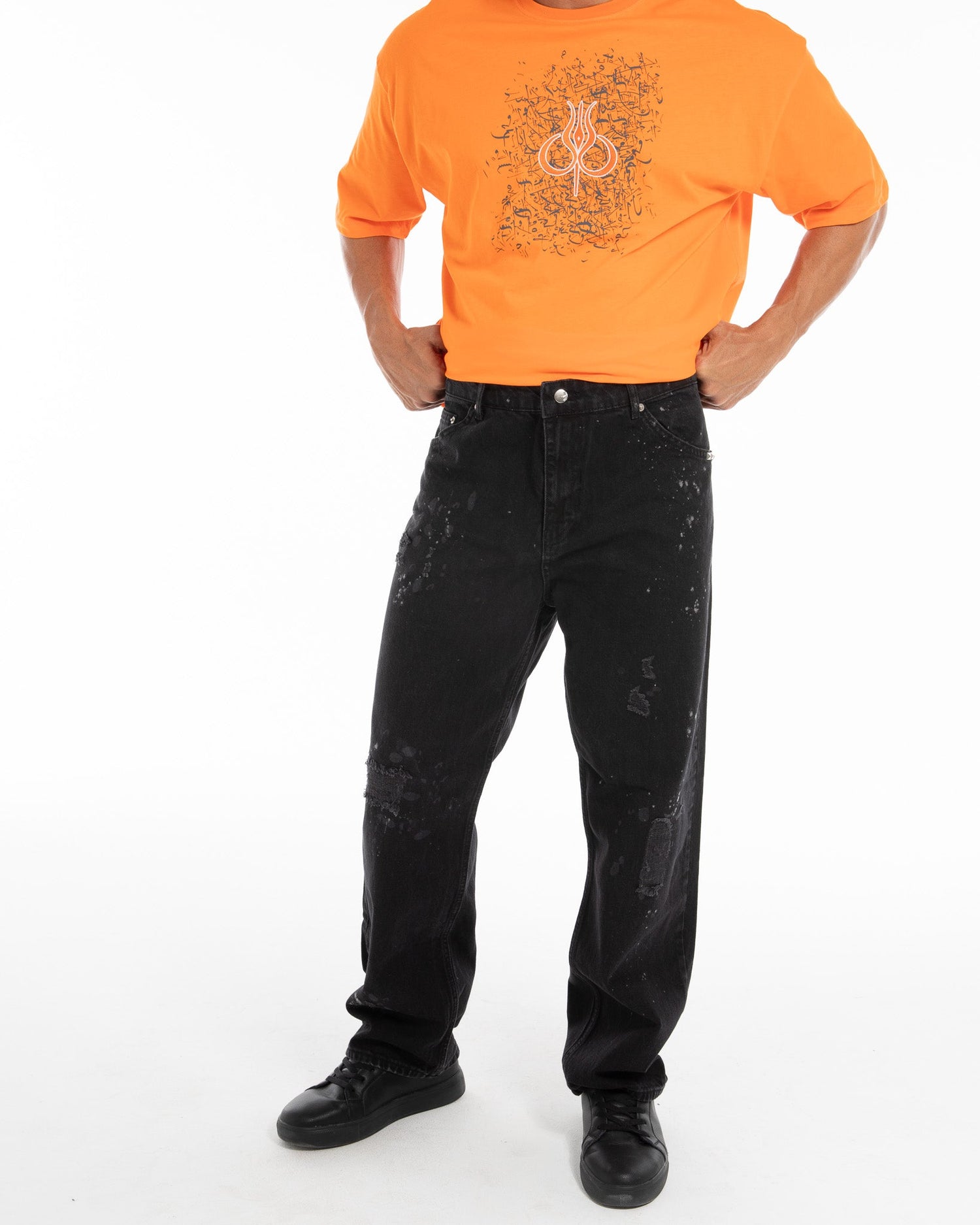 Jeans with Chain Details - Flashmob Nation