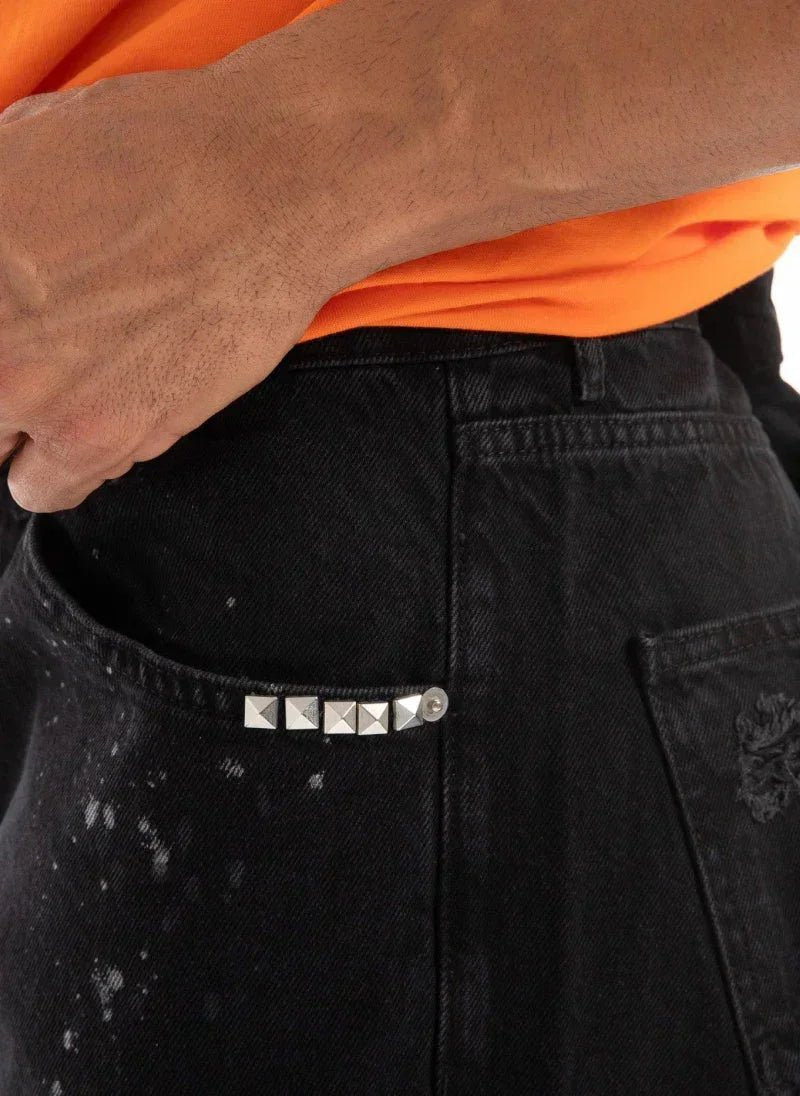 Jeans with Gem Details - Flashmob Nation