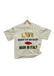 Love Graphic T-Shirt – Vintage White - Flashmob Nation