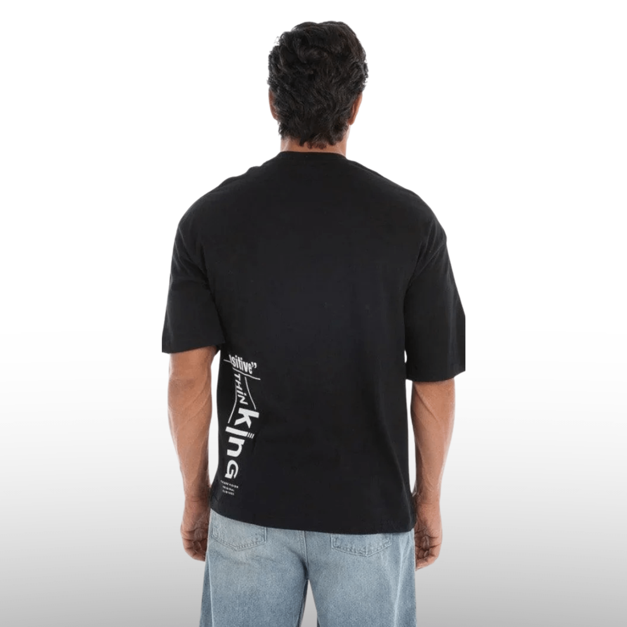Men’s Black Graphic Tape T-Shirt - Flashmob Nation