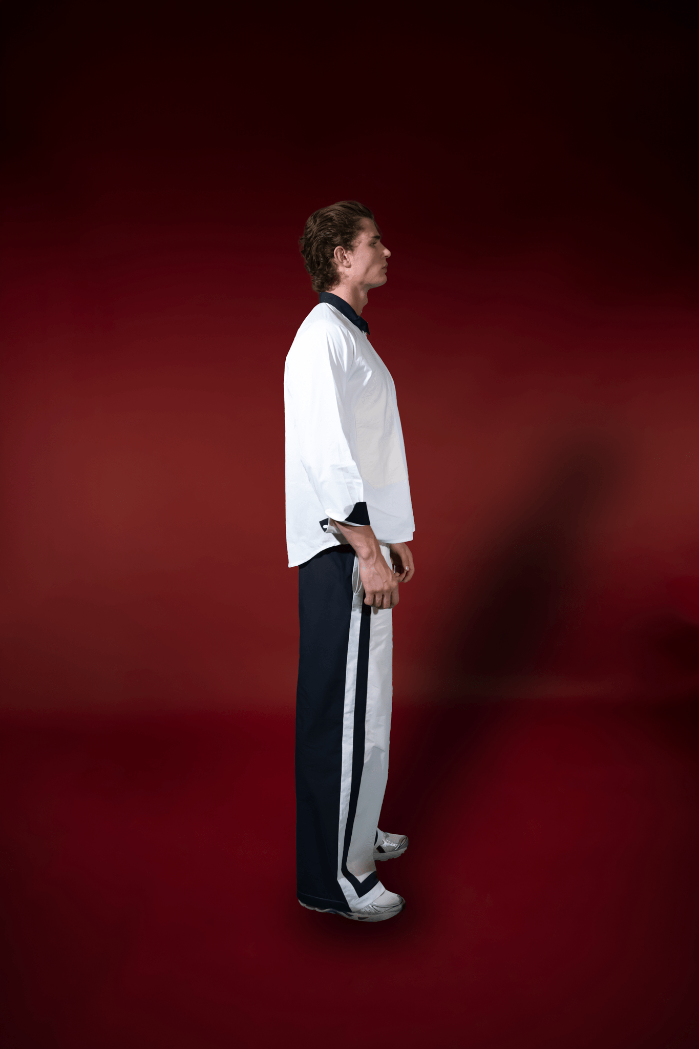 Men’s Contrast Panel Poplin Trousers – Flashmob - Flashmob Nation