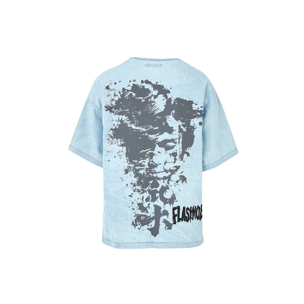 Men’s Oversized Denim T-Shirt – FM Streetwear - Flashmob Nation