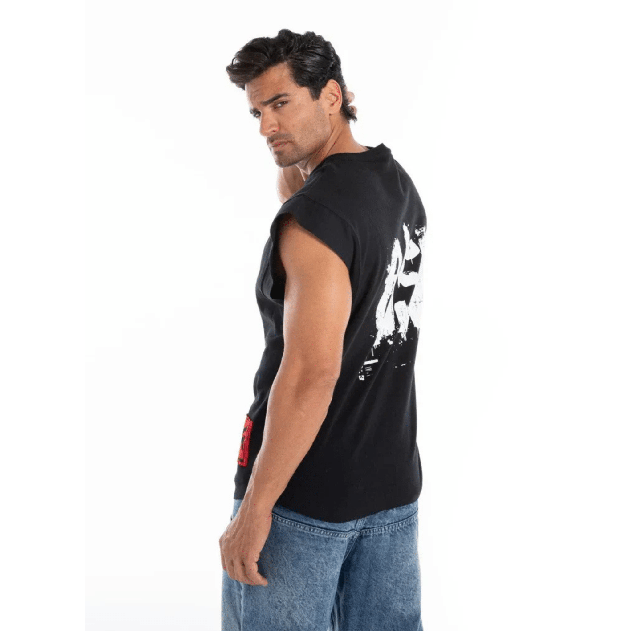 Men’s Oversized Sleeveless Top - Flashmob Nation