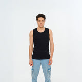 Men’s Ribbed Sleeveless Tank Top – FM Streetwear