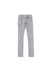 Men's Studded Straight - Leg Vintage Jeans - Flashmob Nation