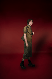 Men’s Two - Tone Tech Utility Zip Shirt - Flashmobnation - Flashmob Nation