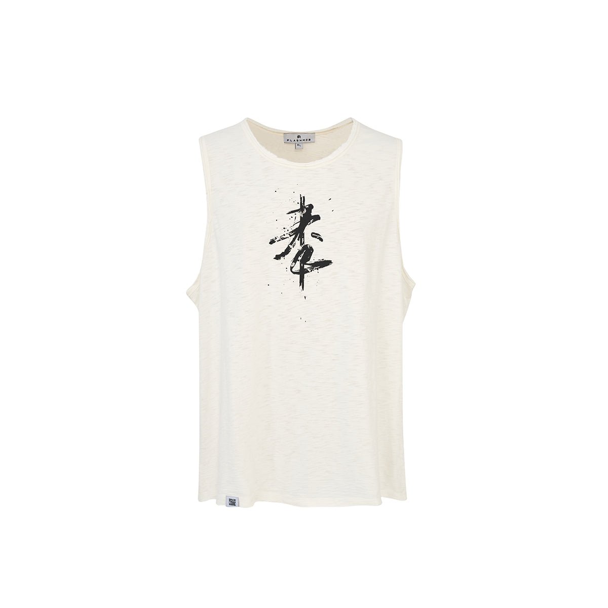 Men’s White Graphic Sleeveless Tank - Flashmob Nation