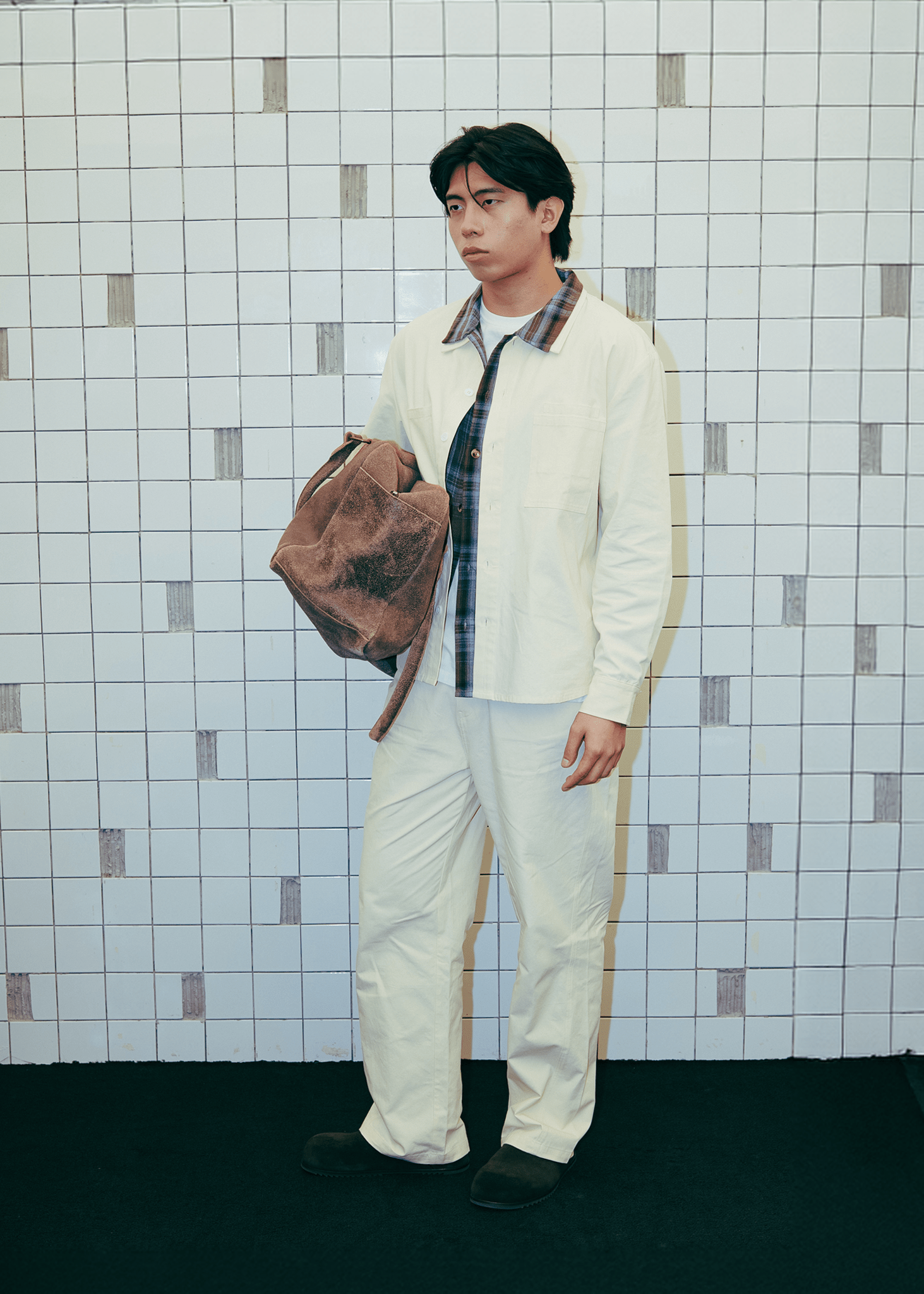 Multi - pocket Overshirt - White Onyx - Flashmob Nation