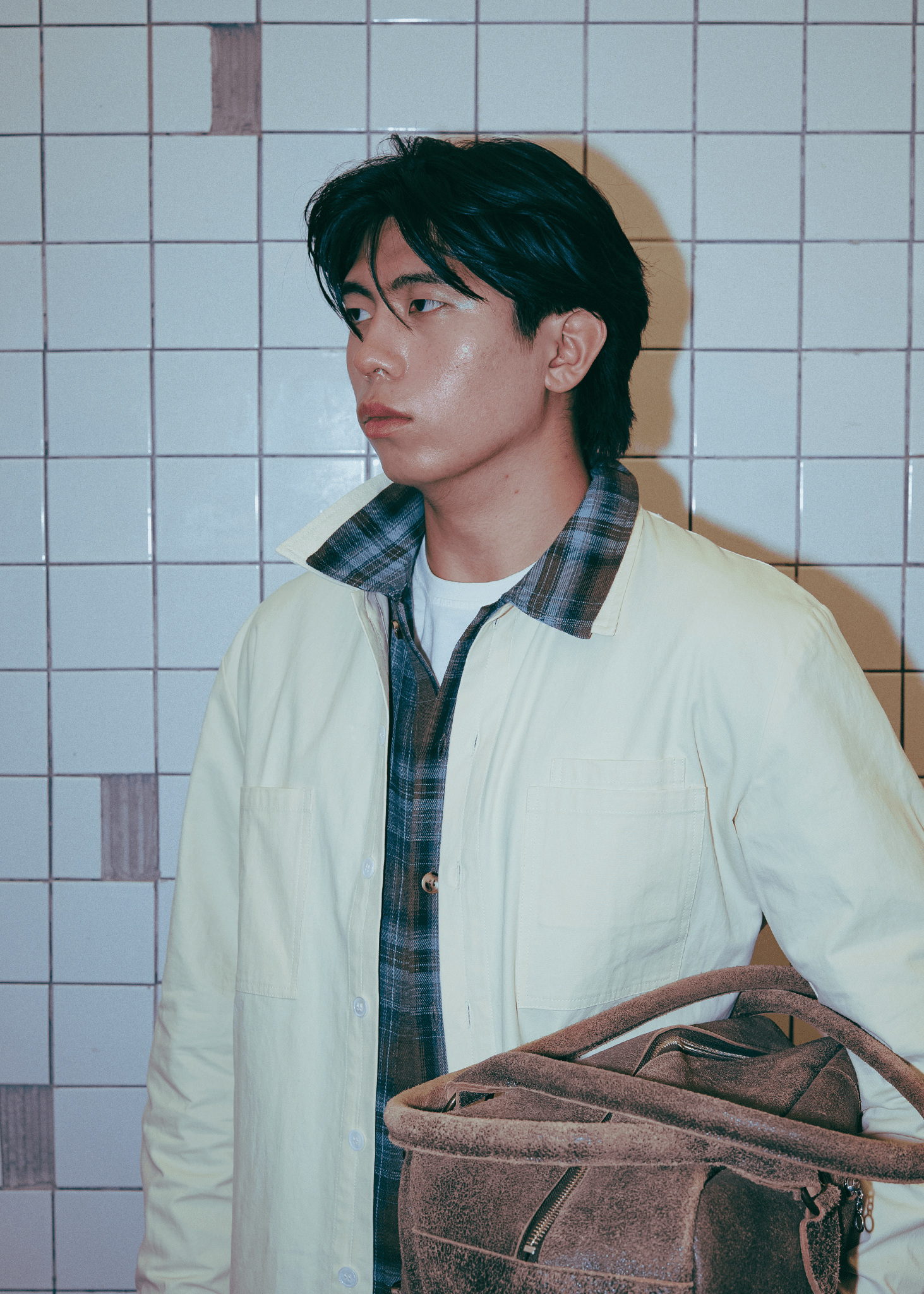 Multi - pocket Overshirt - White Onyx - Flashmob Nation