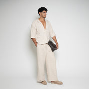 FM Ecru White Carpenter Pants