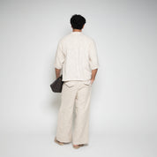 FM Ecru White Carpenter Pants