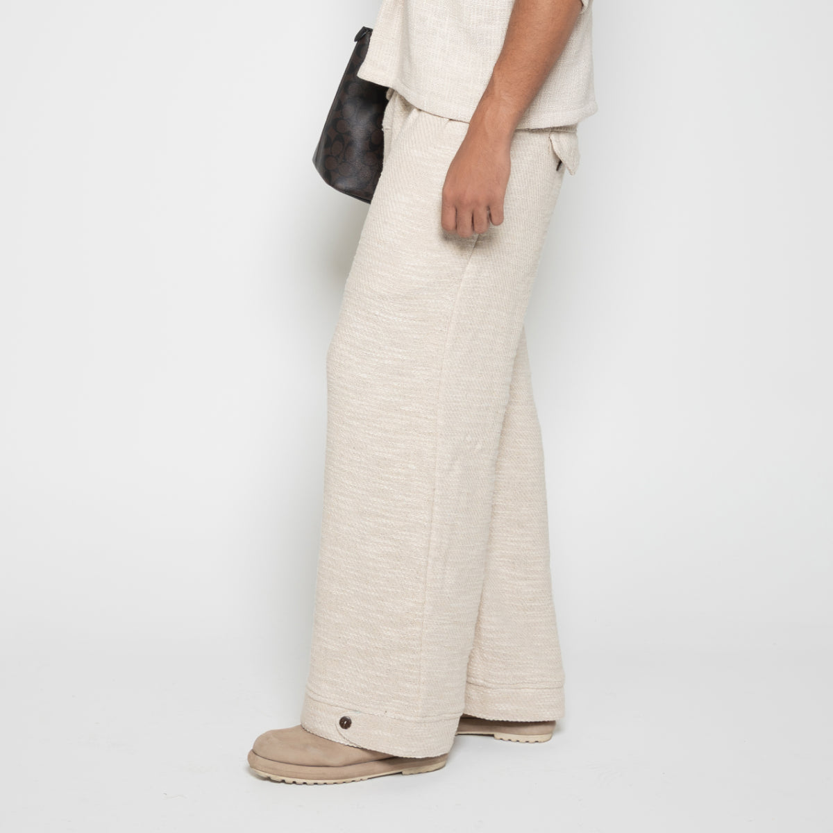 FM Ecru White Carpenter Pants