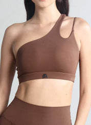 One - Shoulder Asymmetric Racer Top for Women - Flashmob Nation