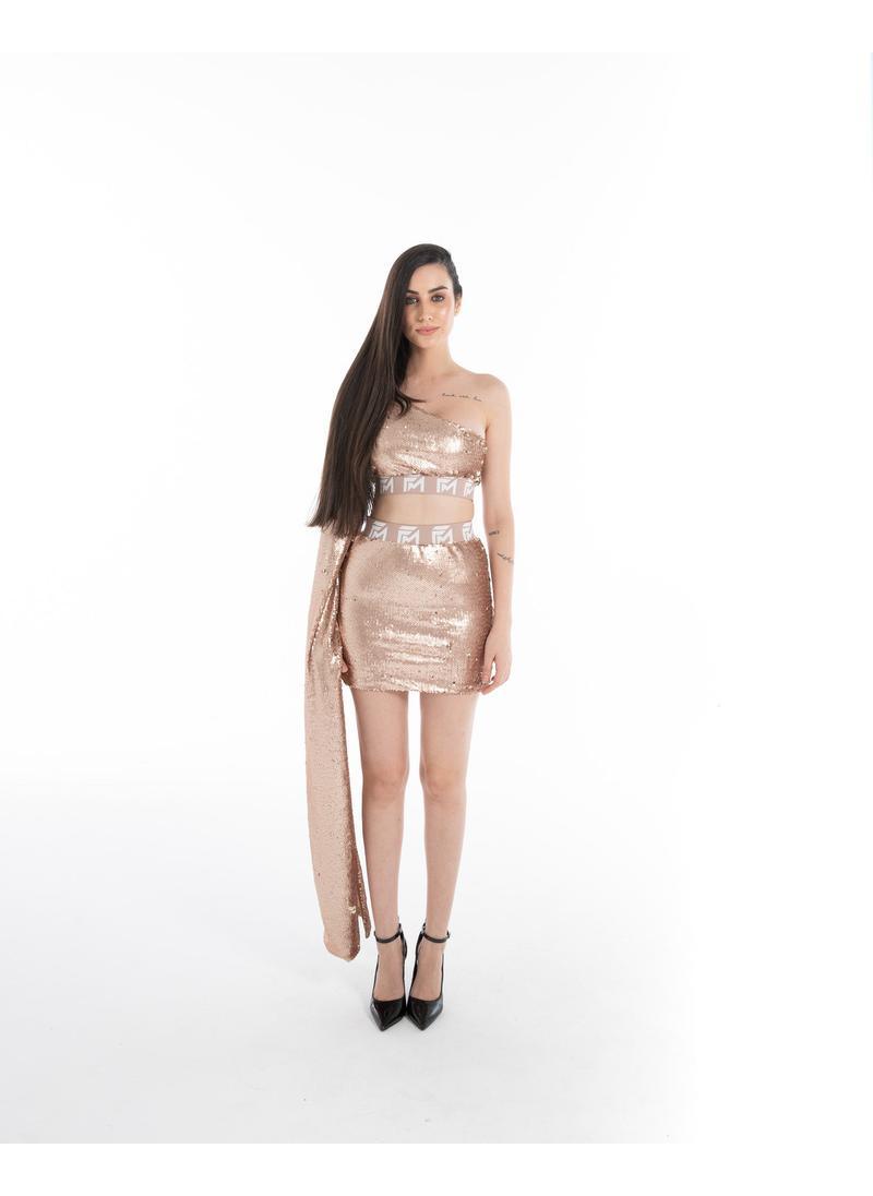 One Shoulder Sequin Dress Set - Flashmob Nation