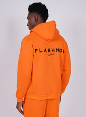 Orange Cotton Signature Hoodie Set for Men & Women - Flashmob Nation