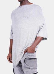 Oversized Asymmetrical T-Shirt for Men - Flashmob Nation