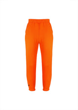 Orange Cotton Signature Sweatpants