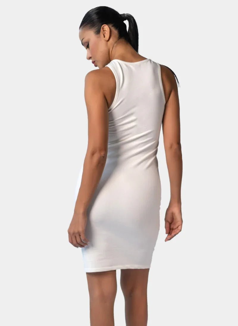 Oversized Graphic Tank Dress for Women - Flashmob Nation