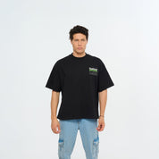 Oversized Graphic Text T-Shirt - Flashmob Nation