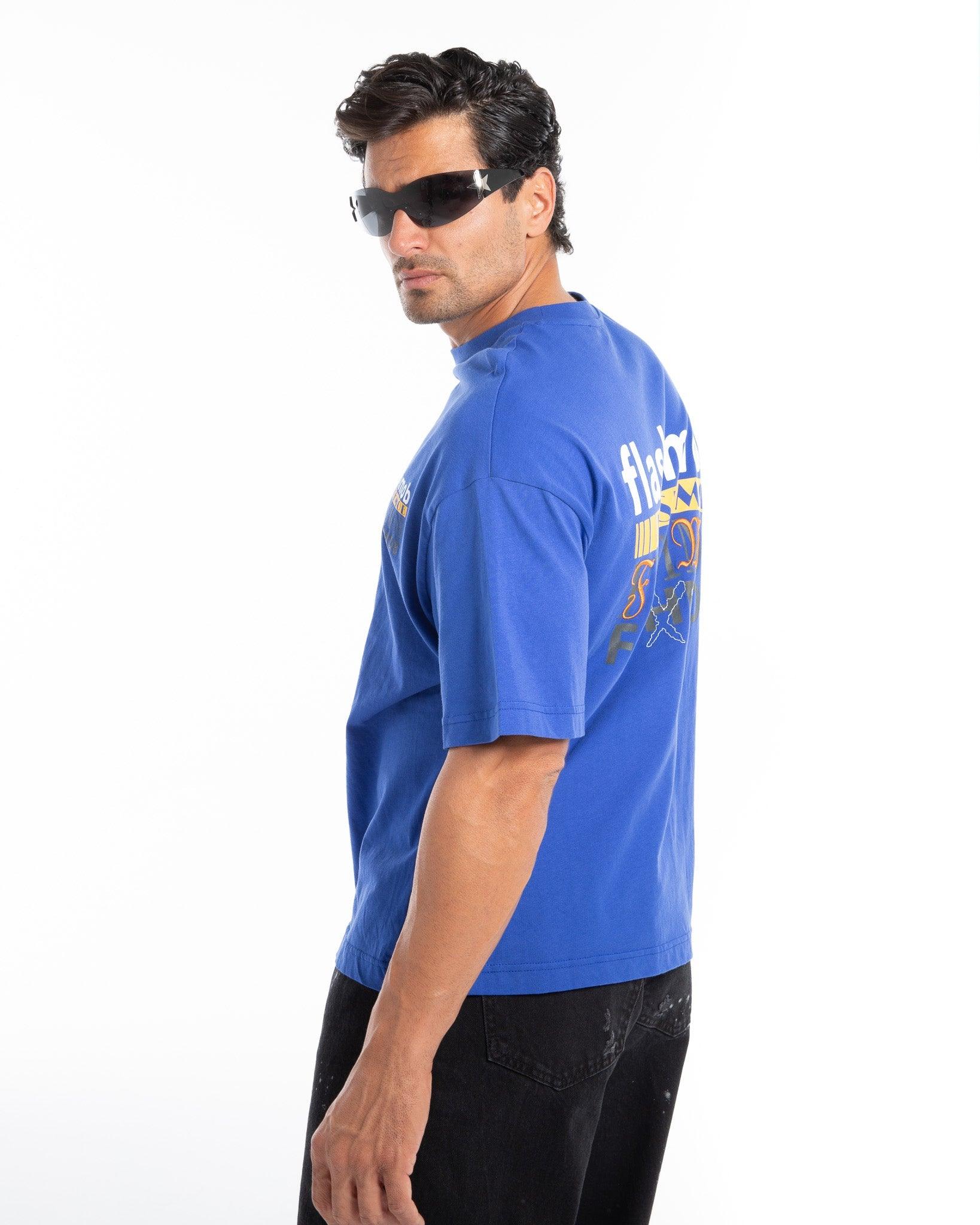 Oversized Graphic Text T-Shirt - Flashmob Nation