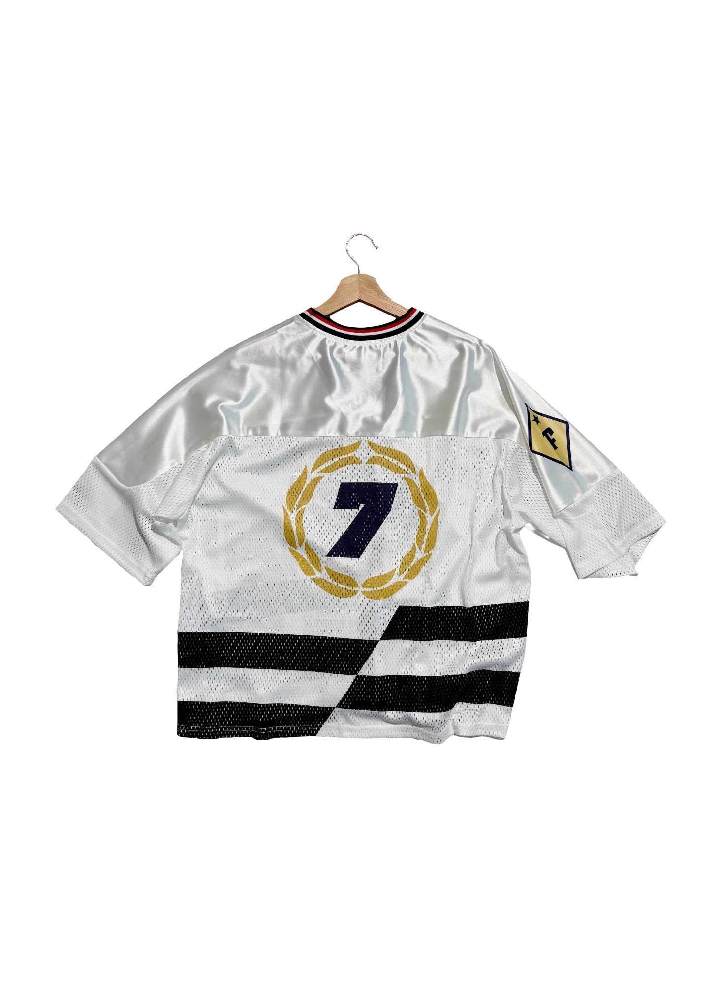 Oversized Mesh T-Shirt – White - Flashmob Nation