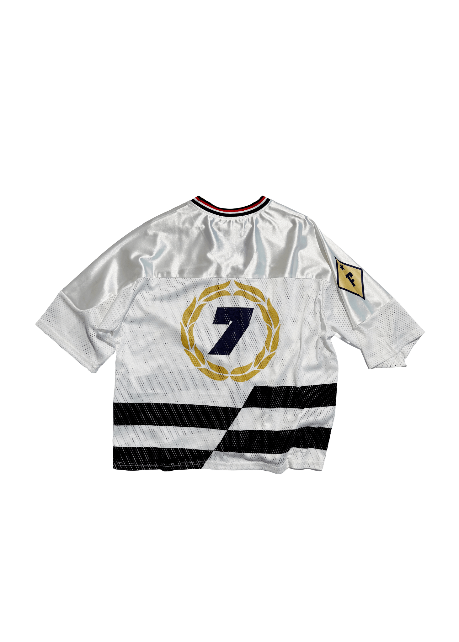 Oversized Mesh T-Shirt – White - Flashmob Nation