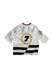 Oversized Mesh T-Shirt – White - Flashmob Nation