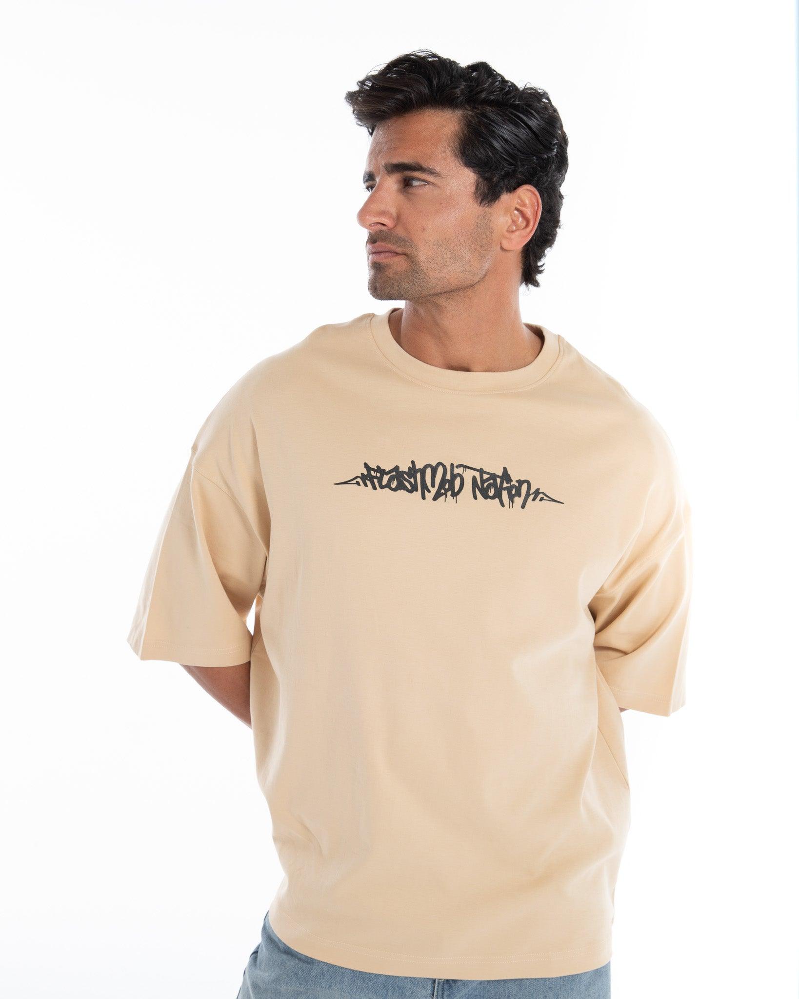 Oversized Printed T-Shirt - Flashmob Nation