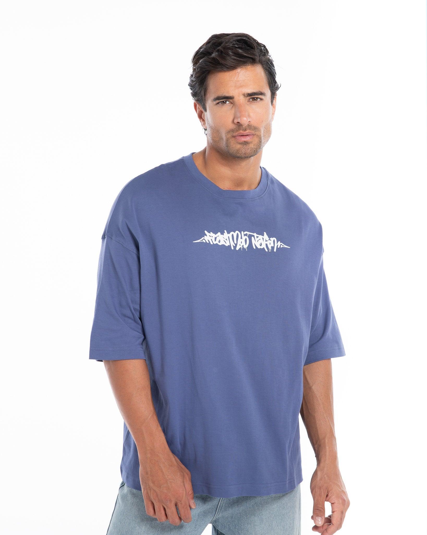 Oversized Printed T-Shirt - Flashmob Nation