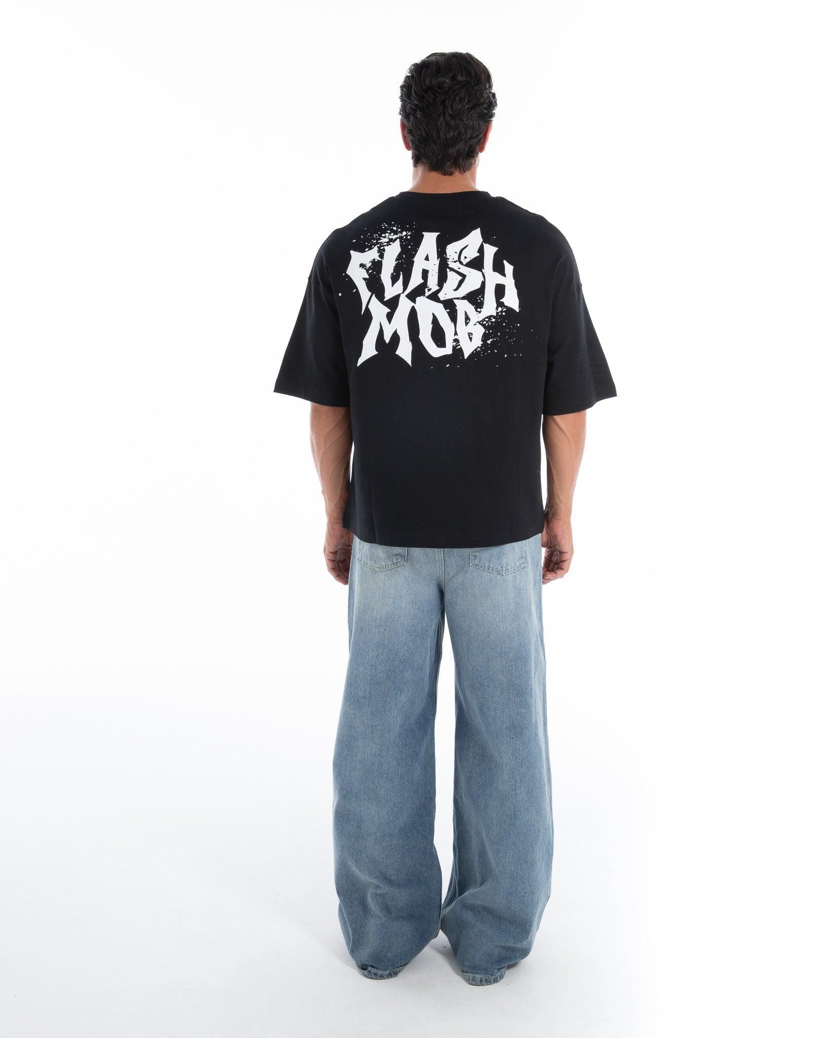 Oversized Printed T-Shirt - Flashmob Nation
