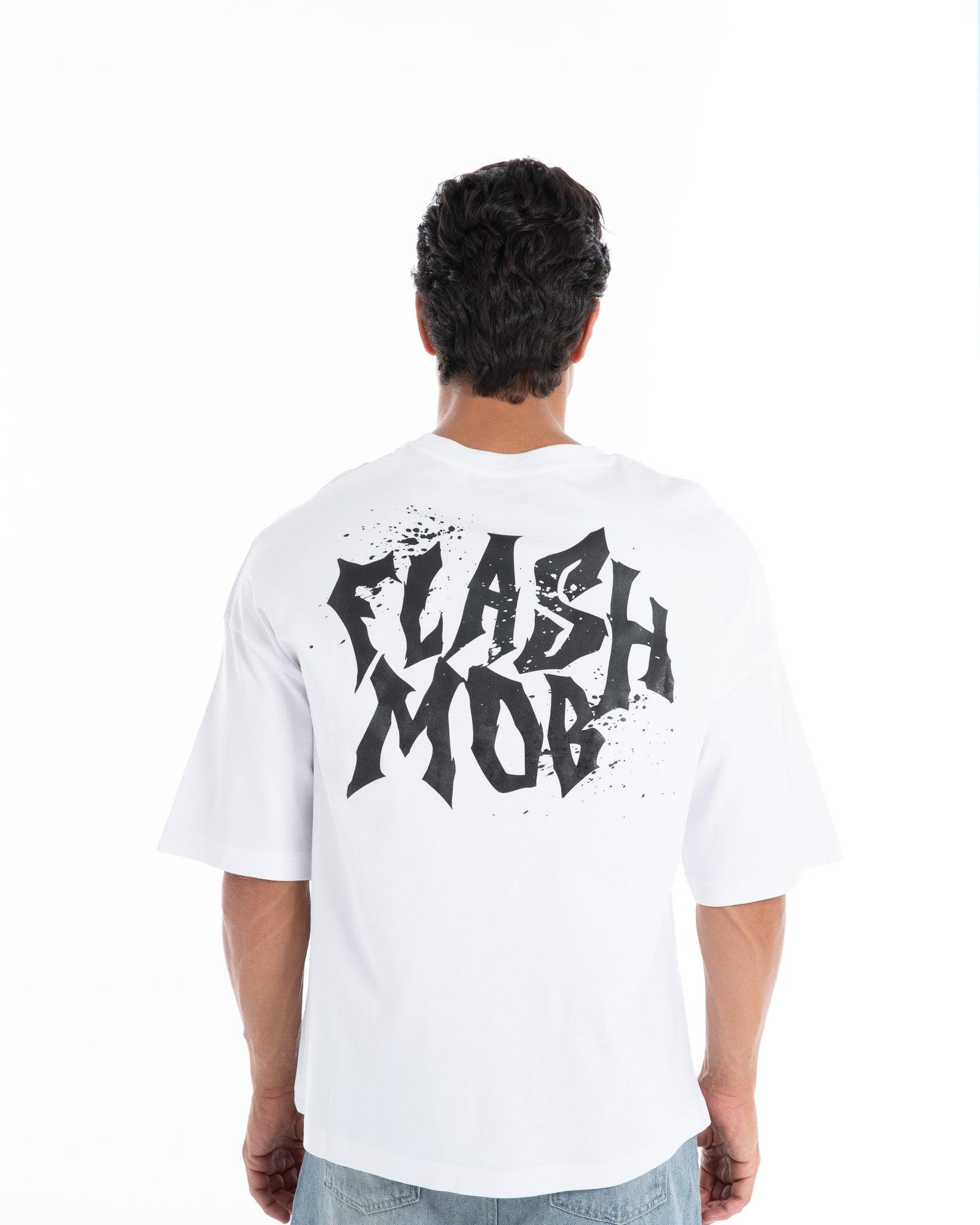 Oversized Printed T-Shirt - Flashmob Nation