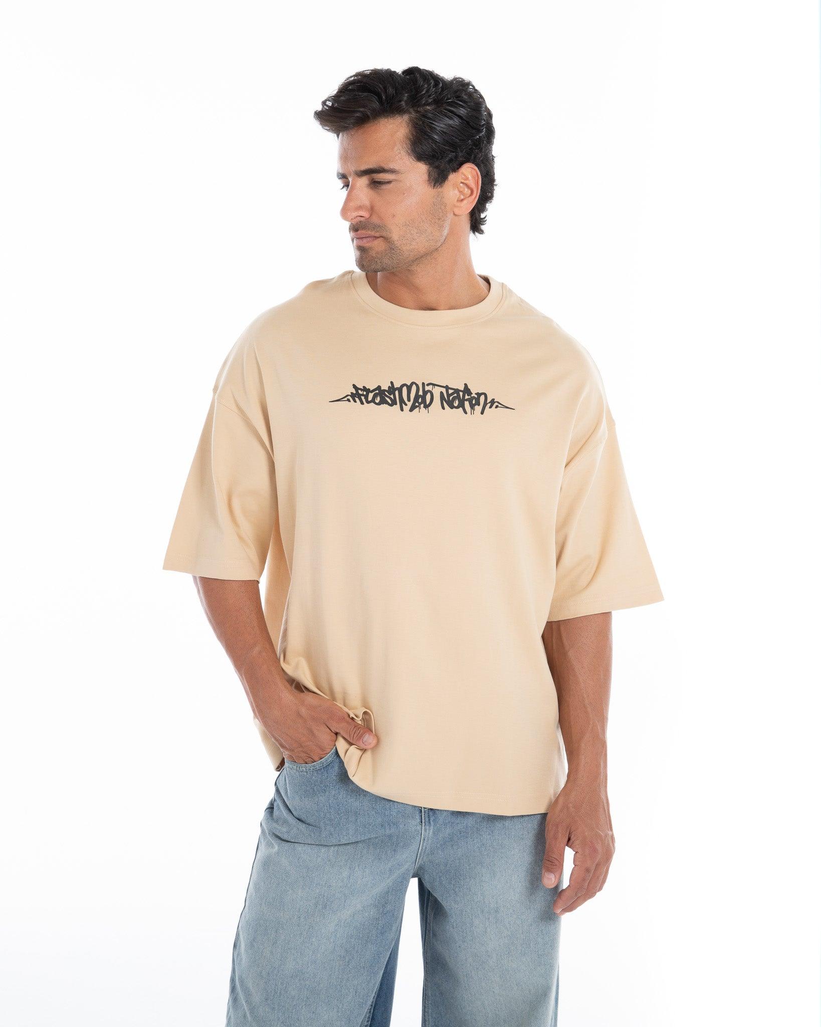Oversized Printed T-Shirt - Flashmob Nation