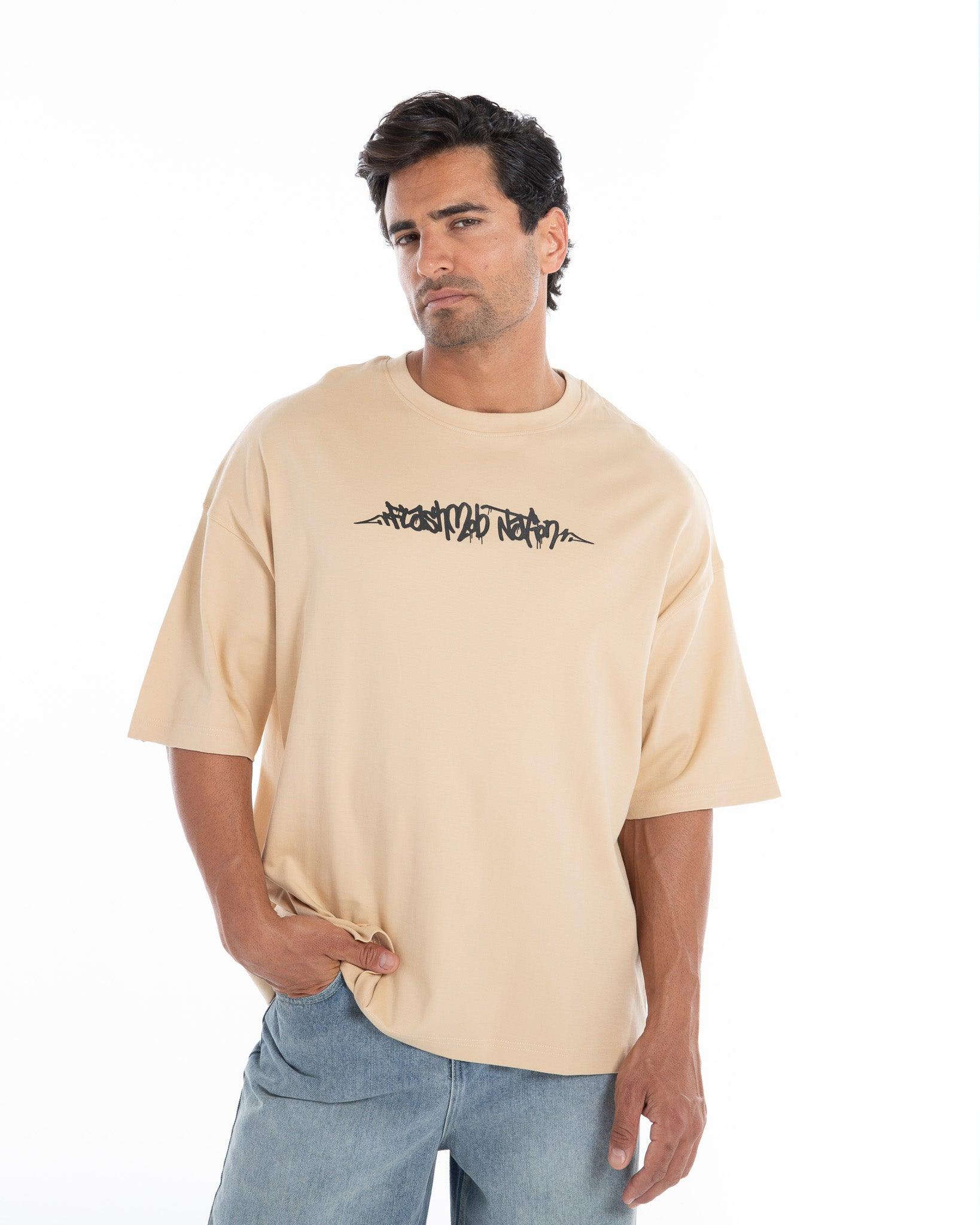 Oversized Printed T-Shirt - Flashmob Nation