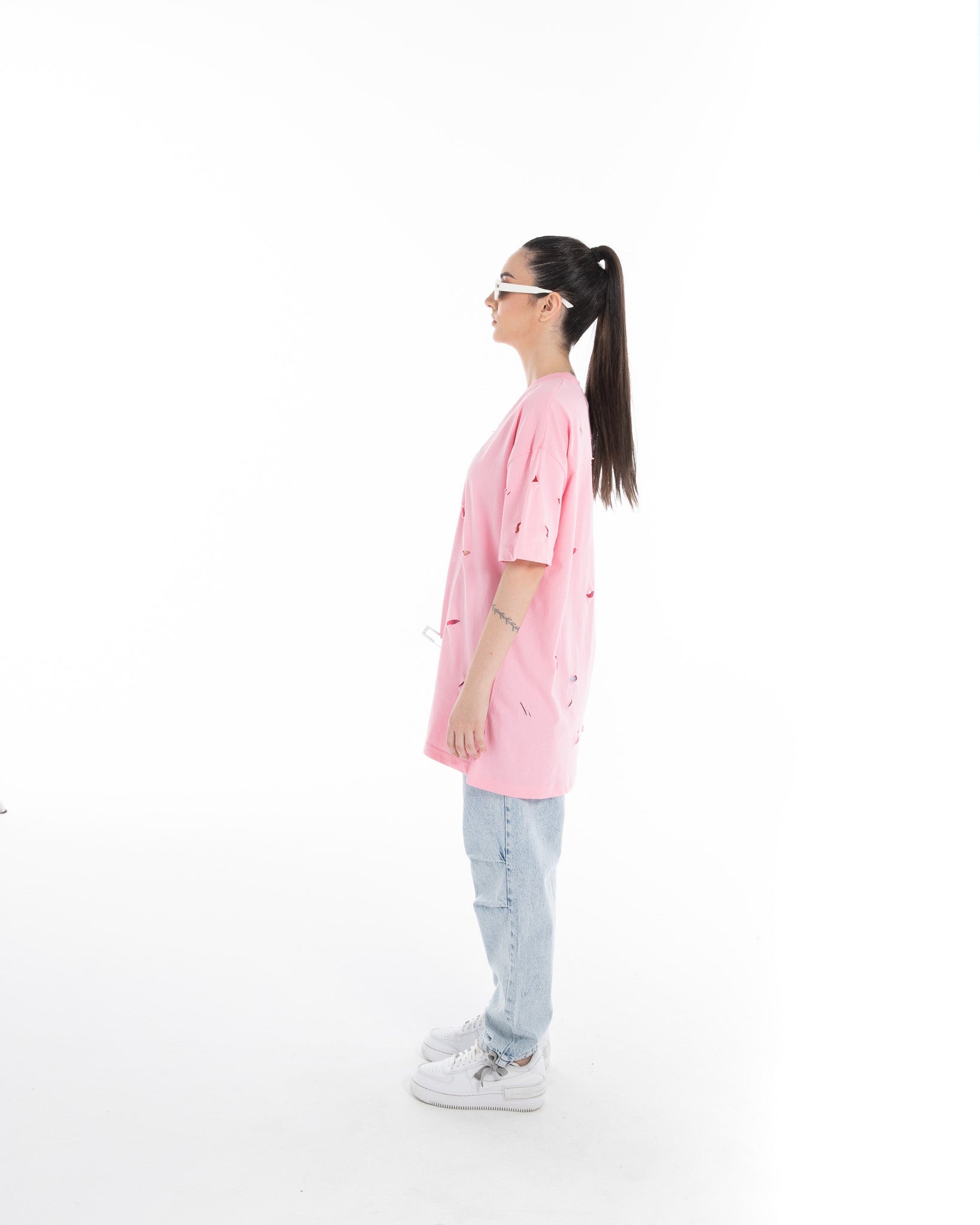 Oversized Printed Torn - Flashmob Nation