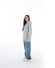 Women’s Oversized Zip-Up Sweatshirt – Flashmob Nation - Flashmob Nation