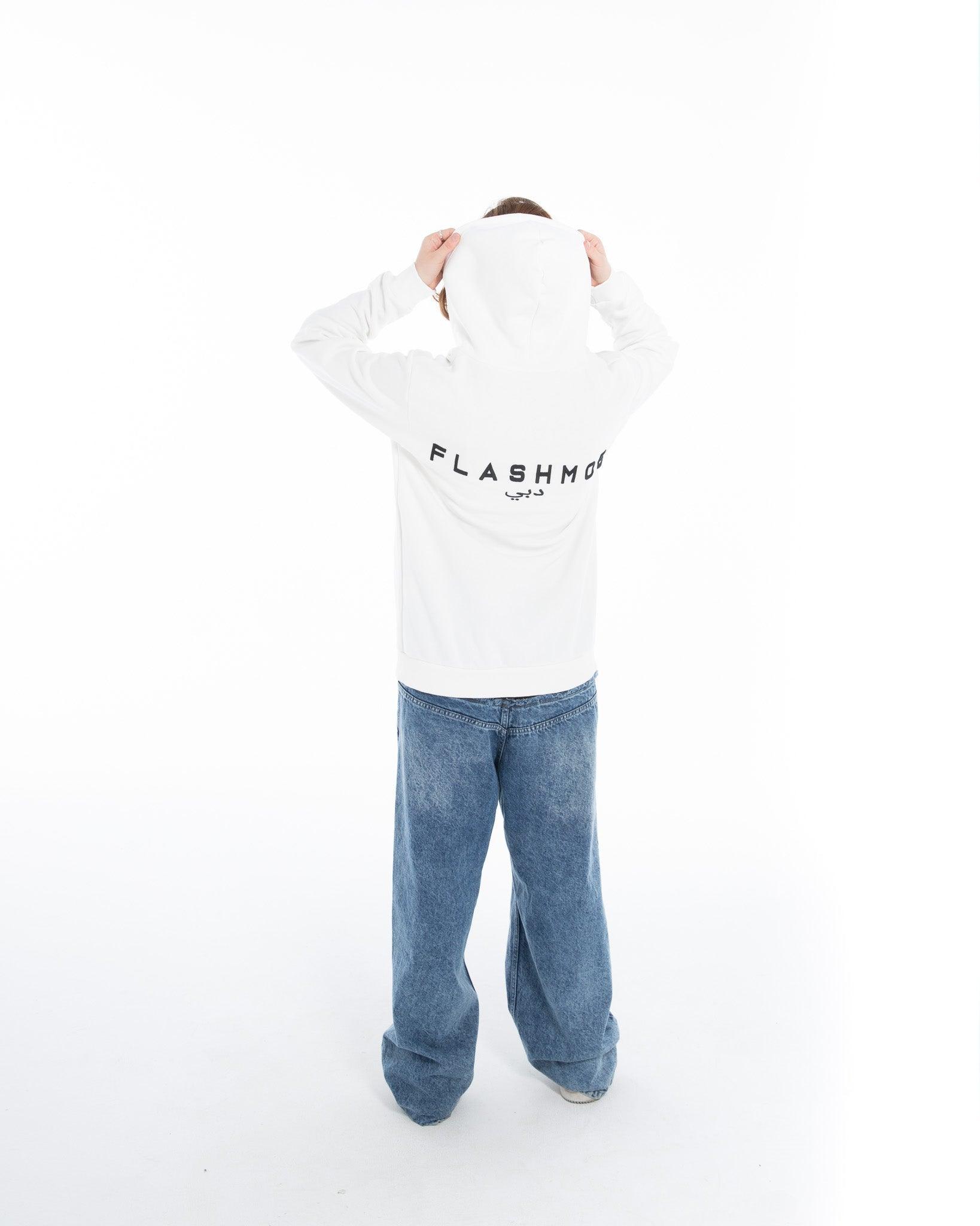 Women’s Oversized Zip-Up Sweatshirt – Flashmob Nation - Flashmob Nation
