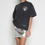 FM Peace & Love Graphic T-Shirt – Vintage Black