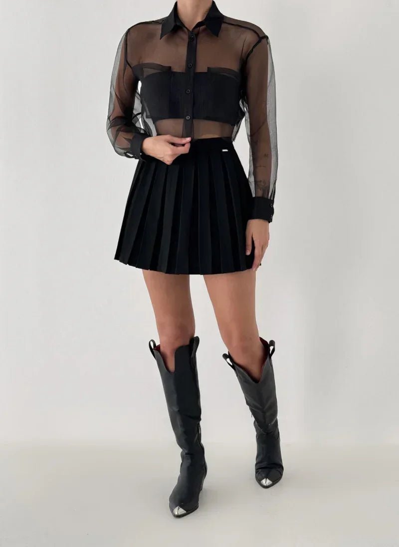 Pleated Mini Skirt for Women - Flashmob Nation