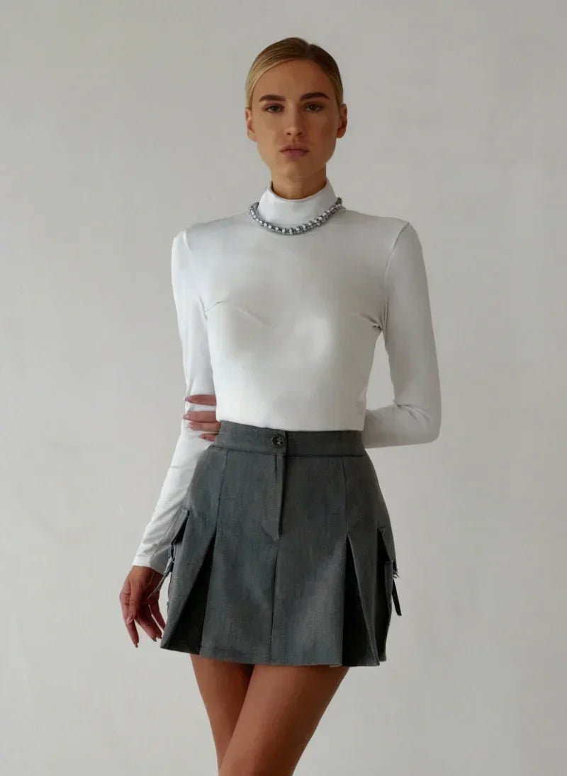 Pleated Mini Skirt for Women - Flashmob Nation