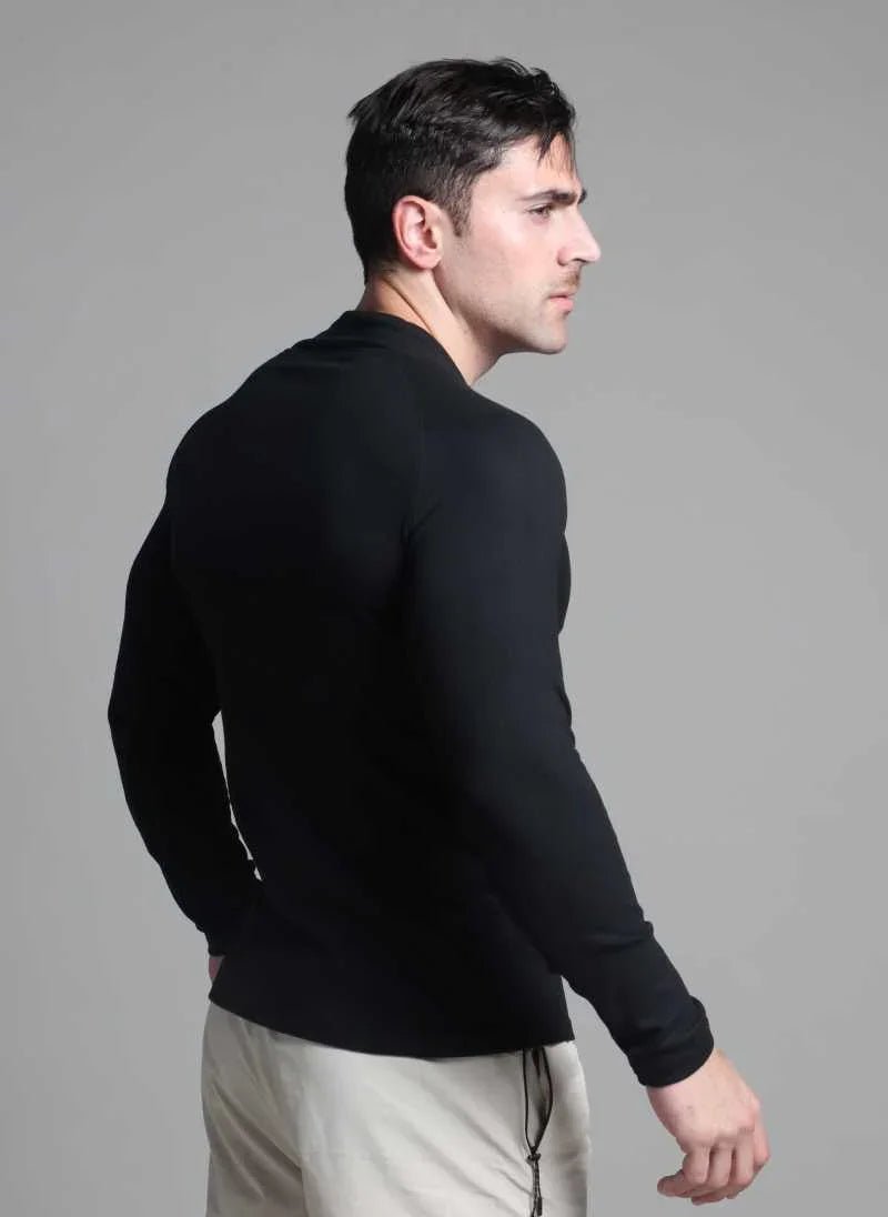 Quarter Zip Running Top for Men - Flashmob Nation