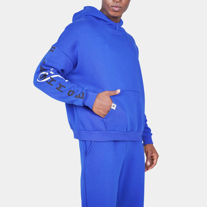 Relaxed Fit Cotton Fleece Hoodie - Flashmob Nation