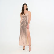 Sequin Party Dress Gold - Women's Dazzling Eveningwear - Flashmob Nation