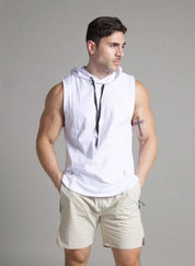 Sleeveless Workout Hoodie for Men - Flashmob Nation